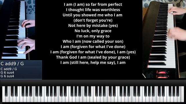 I AM Kirk Franklin Piano Cover and Tutorial смотреть онлайн