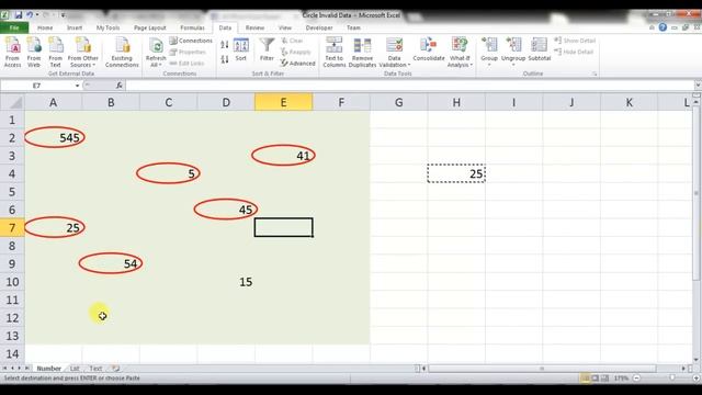 Excel Tip : Circle Invalid Data смотреть онлайн
