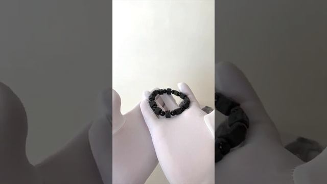 Обзор на браслет из натуральных камней черный агат вулканическая лава RUBI collection смотреть онлайн