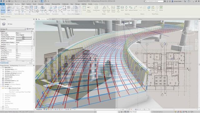 Revit 2019.1 - Whats new video improved perspective views смотреть онлайн