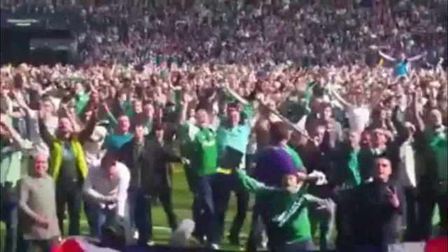 Hibs v Rangers Pitch Invasion смотреть онлайн