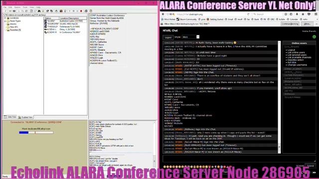 YL OP Net Thursday Nights on Echolink ALARA Node Number 286905 06/08 /2017 смотреть онлайн