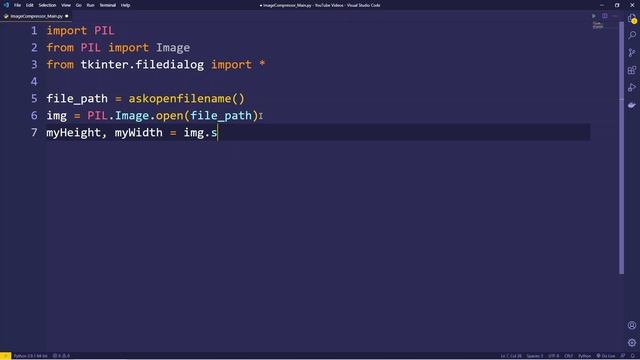 Simple Image compressor in Python смотреть онлайн