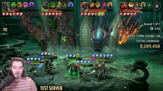 MICHINAKI Showcase - New Hydra Badass!! | Raid: Shadow Legends (Test Server) смотреть онлайн