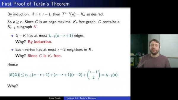 Graph Theory 9-1: Turan's Theorem