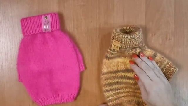 Вязаные свитера из пуха-норки и ангорки для собачки девочки ?Работа на заказ. Вяжу по вашим меркам. смотреть онлайн