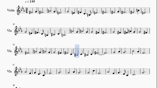 Violin Sheet Music: How To Play Once Upon A December By Deana Carter