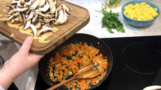 Куриный суп с шампиньонами смотреть онлайн