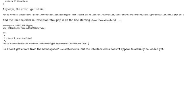 Drupal: PHP namespace error смотреть онлайн