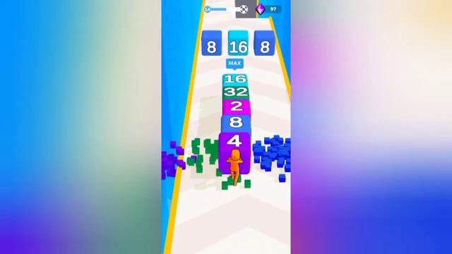 cube man 2048 endless 3d running gameplay Walkthrough - pk-games смотреть онлайн