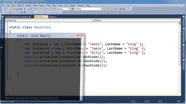 C# - Anonymous Types - Other Helper Methods смотреть онлайн