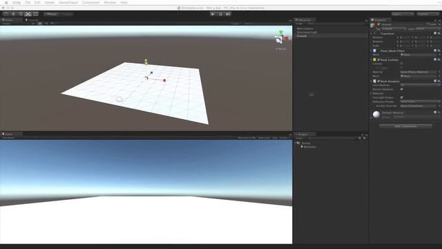 Unity 5 |Roll a Ball game| Tutorial: 1/8׃ Setting Up The Game (Русская озвучка) смотреть онлайн
