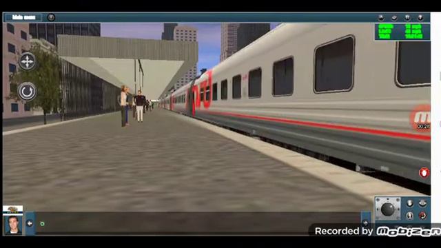 Электровоз ЧС4Т-303 с пассажирским поездом Trainz android смотреть онлайн