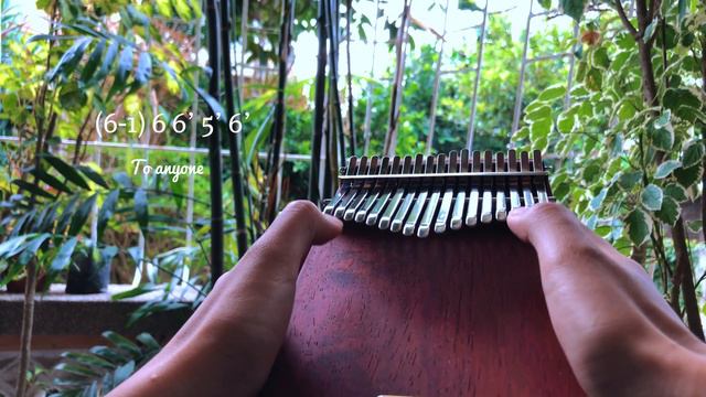 Sometimes Love Just Ain't Enough By Don Henley, Patty Smyth Kalimba Cover With Easy Tabs