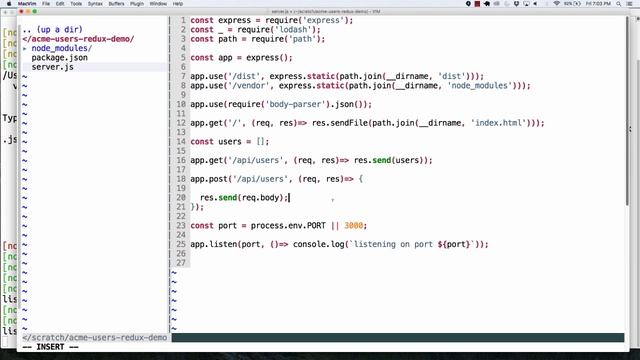 Profs React 1 - Back End смотреть онлайн