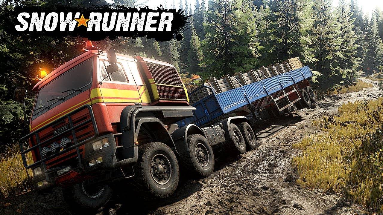 SnowRunner ⭐️ Мэн (США) ⭐️ Восстанавливаем второй тоннель, катаем задания ⭐️ Режим Хардкор #106 смотреть онлайн