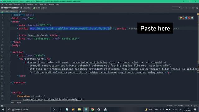 Scratch Card Tutorial via HTML CSS & P5 JS смотреть онлайн