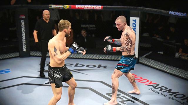 Anthony Smith vs Alexander Gustafsson CPU vs CPU UFC 4 смотреть онлайн