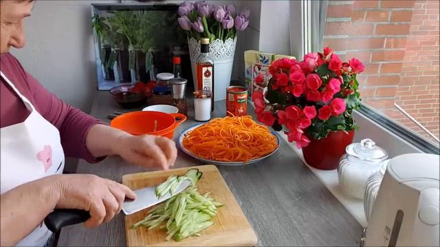 Салат Фунчоза!Домашняя еда Кухня Рецепты смотреть онлайн