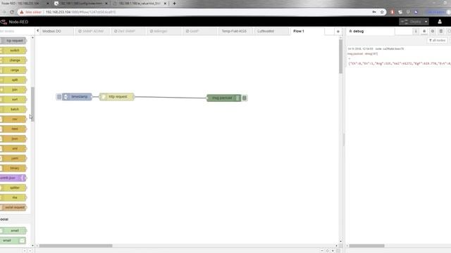 NodeRed test av REST-API opp mot WISE-4012 смотреть онлайн