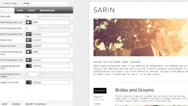 Sarin blog - Design tab смотреть онлайн
