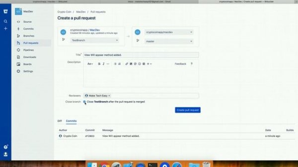 Pull Request or PR - Create, Comment, Approve & Merge - Bitbucket & Atlassian