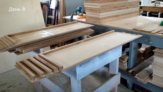 Расчет времени изготовления изделия 4, лестница по бетону, дни 6,7,8,9. смотреть онлайн