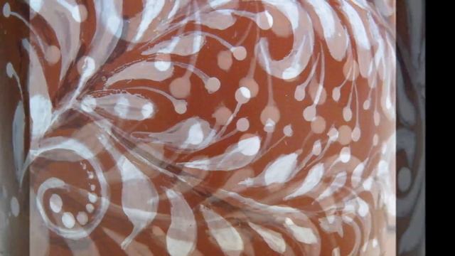 Художественная роспись цветочных горшков смотреть онлайн