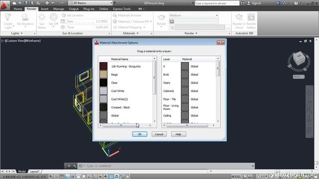 Learn AutoCAD 2013. File 14 03 смотреть онлайн