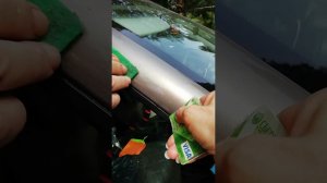 Как удалить старый скотч, чтобы переклеить ветровик на Гранте