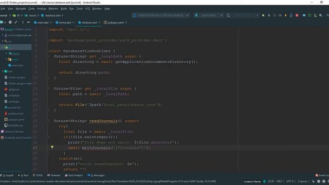 Part Two in Journal App: Journal Database Routine class смотреть онлайн