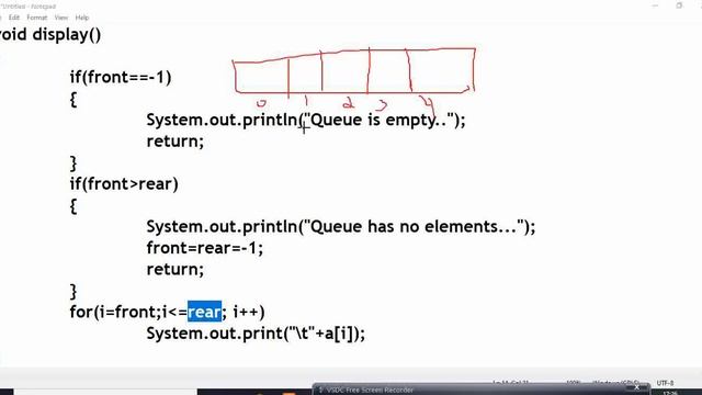 Queue implementation using array part-3 смотреть онлайн