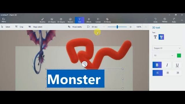 Paint 3D - A simple steps for creating 3D animation смотреть онлайн