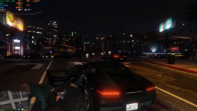 Grand Theft Auto V FX 8350 Gtx 750Ti 2Gb смотреть онлайн