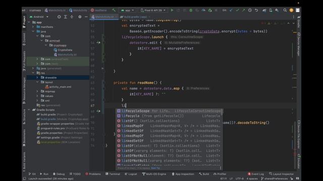 Preferences DataStore with Da﻿ta Encryption in Arabic. смотреть онлайн