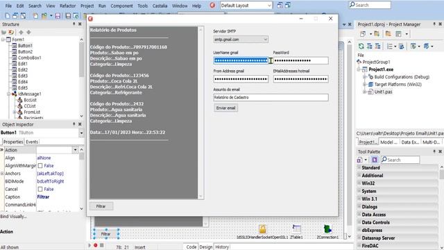 Incrível - Envio de Relatórios por Email com Delphi смотреть онлайн