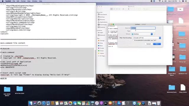 Converting a shell script into a Mac OSX App смотреть онлайн