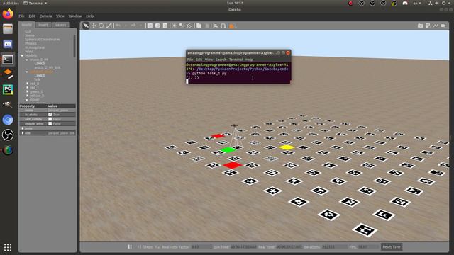 Task1. Autonomous drone flight. Gazebo Simulation. Clover. NTI Olympiad 2020. смотреть онлайн