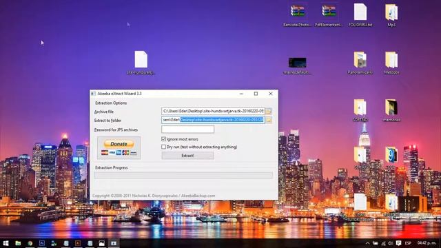 DESCOMPRIMIR ARCHIVOS .JPA | AKEEBA EXTRAC WIZARD @HundsvartJarva смотреть онлайн