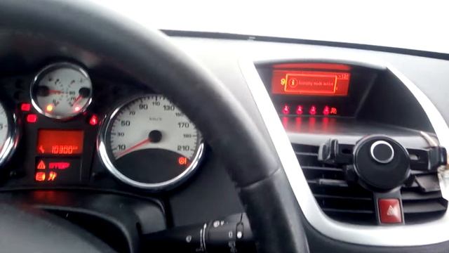 Peugeot 207sv 1.6D 90л.с 2011 cold start -12 холодний старт смотреть онлайн
