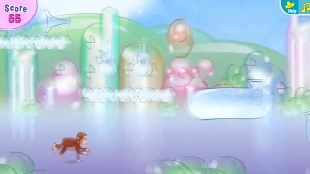 Curious George -Bubble Bounce Adventure - Curious George Games смотреть онлайн