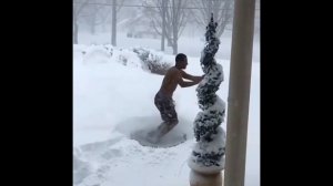 Гололед приколы, падения! Дорога как зеркало!