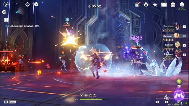 Физ Фишль | 54000+ | Genshin Impact | Showcase смотреть онлайн