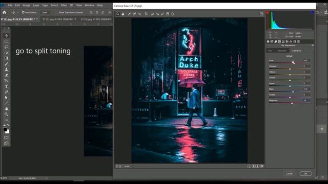 Pink and blue neon preset - Camera Raw Filter | PHOTOSHOP TUTORIAL смотреть онлайн