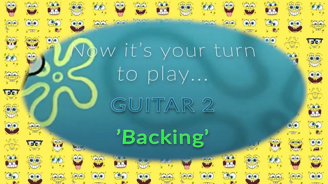 SpongeBob Ending Theme, Guitar TAB Playalong