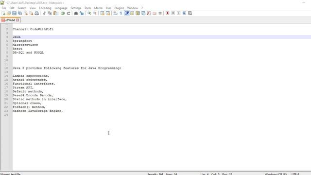 Java8 features #functionalinterface #lambdaexpression #Streamapi #foreach смотреть онлайн