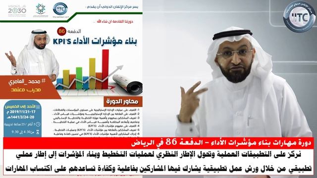 دورة بناء مؤشرات الأداء KPIs مع المدرب د. محمد العامري смотреть онлайн