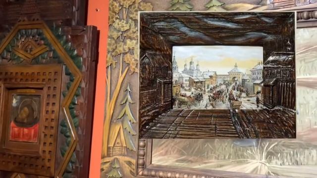 Мебель и предметы интерьера в русском стиле. Ручная резьба. смотреть онлайн