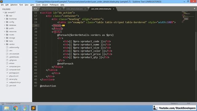 #90 Make E-com in Laravel 5.6 / 5.7 | Work on Admin Panel | View Order Details | Ordered Products смотреть онлайн