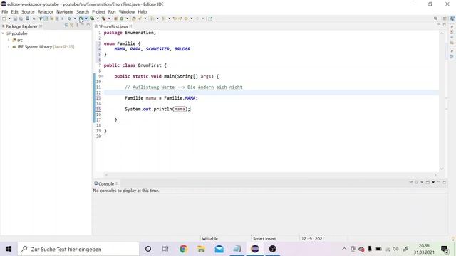 Java enum Tutorial deutsch | Java Tutorial für Anfänger смотреть онлайн